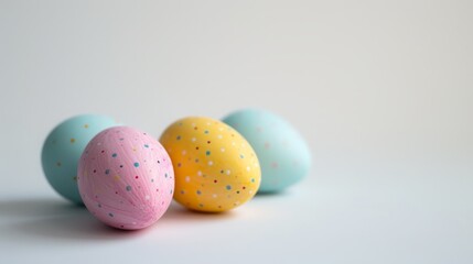 Obraz premium Easter eggs colored.
