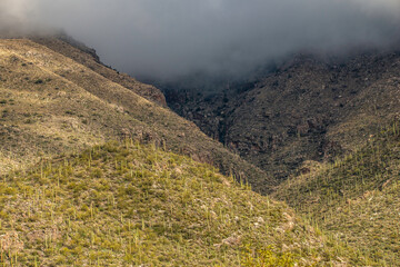 Mt Lemmon in Tucson Arizona on a stormy day.