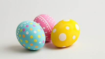 Fototapeta na wymiar Easter eggs colored.