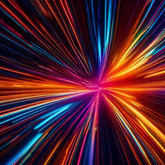 Obraz premium fractal burst background