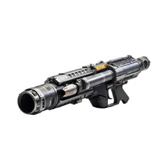 Rocket launcher isolated on transparent background