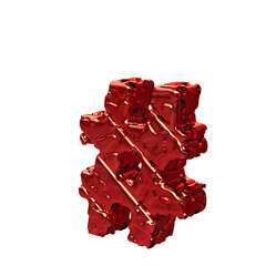 The red unpolished symbol turned to the left