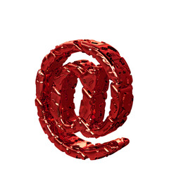 The red unpolished symbol turned to the left