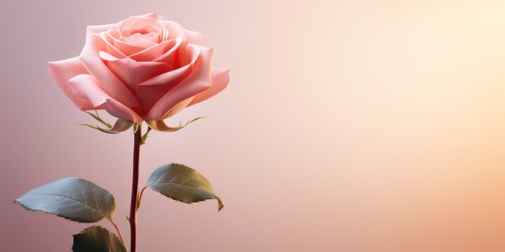 the pink rose is on top of white breezy backgrounds