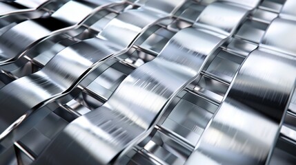 steel foil aluminium lucid weaves background