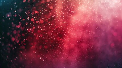 abstract background cinematic shot, red particles nebula field as bokeh dust elements - Powered by Adobe