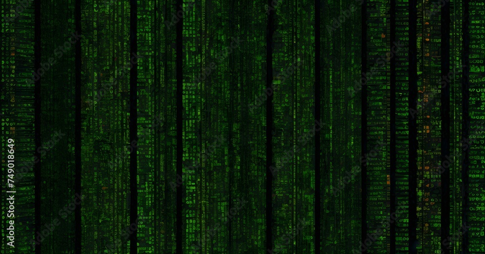 Poster a swirling pattern of green textures creates a hypnotic vortex. the image resonates with a sense of 