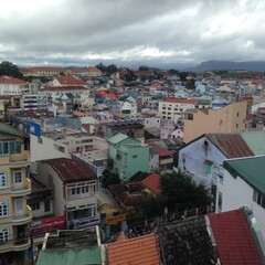view of the city of Dalat, VietNam