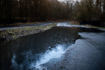 Fototapeta premium water flowing into the river