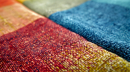 Fototapeta premium Close Up of a Multi Colored Cloth