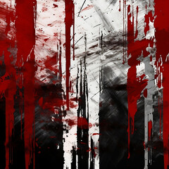graphic image of black and red striped textured wallpaper free, in the style of bold graffiti, sharp edges, hard-edged painting, white and red