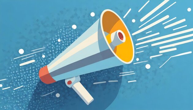 Generated image of megafone
