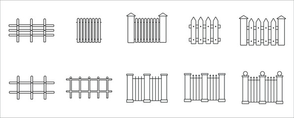 fence linear set