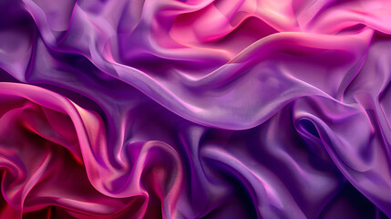 Obraz premium Close Up of Purple and Pink Fabric