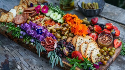 Fototapeta premium freshly prepared breakfast