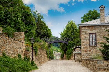 old stone house