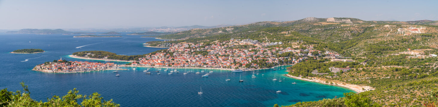 Cityscape of Primosten in Croatia