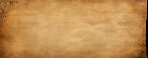Brown blank paper with a bleak and dreary border