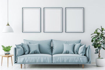  pastel blue sofa