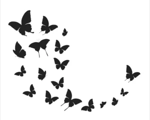 Fotobehang Grunge vlinders butterflies