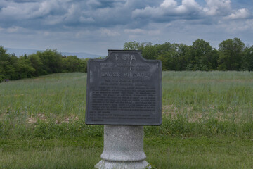 Army of Northern Virginia monument. Gettysburg National Military Park, Pennsylvania - obrazy, fototapety, plakaty