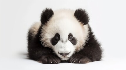panda on a white background isolated.