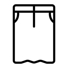 This is the Fashion icon from the Shopping icon collection with an Outline style