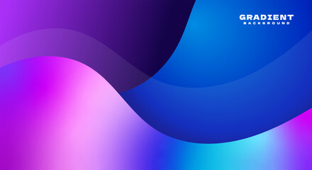 Modern wave gradient colorful background wallpaper