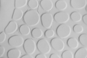 ruined and cracked bottom of the shower tray