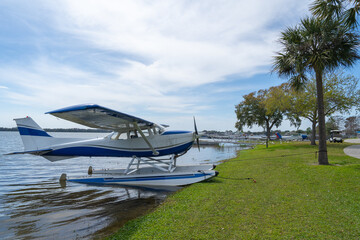 Seaplane on Lake Dora in Tavares Florida