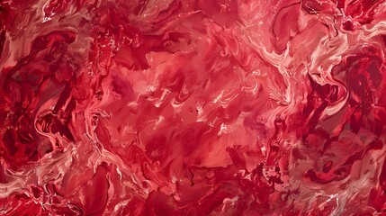 Antique Red Combed Paper Marbling Texture Background