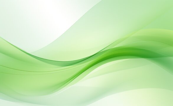 a green and white wavy lines