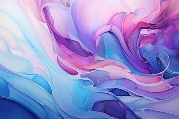 a colorful swirls of paint