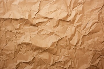 a brown crumpled paper