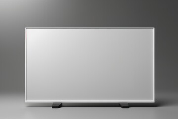 a white board with black legs