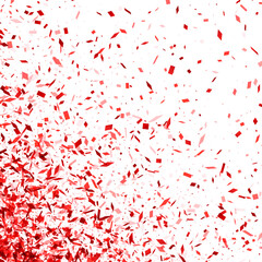 Crimson Confetti Cascade