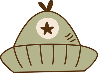 Hand Drawn Knitted Hat