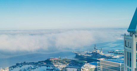 Morning Mist over San Diego Bay