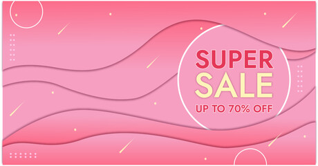 super sale special offer banner