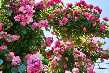 Obraz premium 薔薇のトンネル