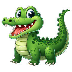 adorable crocodile cartoon