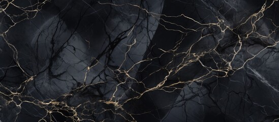 A high gloss black and white marble texture background suitable for interior decoration, commonly used in ceramic wall tiles and floor tiles for a sleek and modern look.