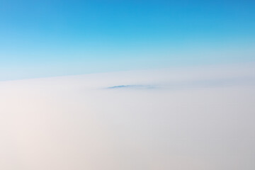 Cloudscape backgound view in the heaven