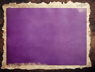 Purple blank paper with a bleak and dreary border