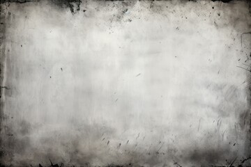 Fototapeta na wymiar Silver blank paper with a bleak and dreary border
