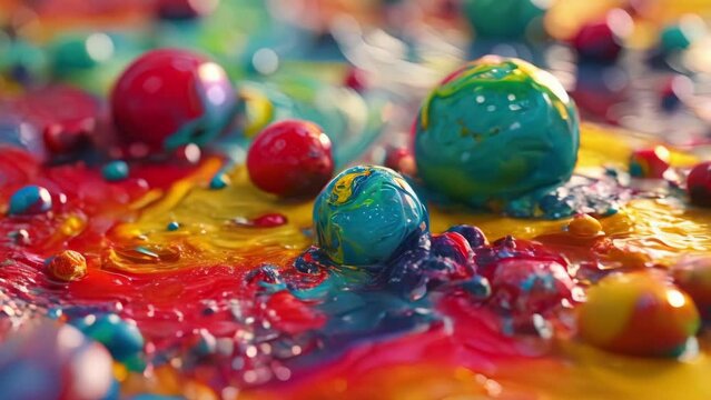 Assorted Balls Arranged on Table