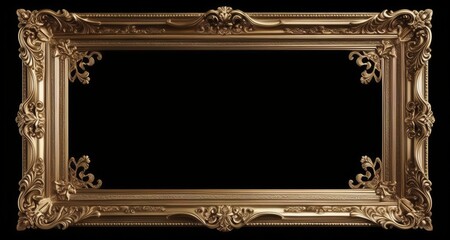  Elegant gold-framed portrait, perfect for a classic or vintage setting