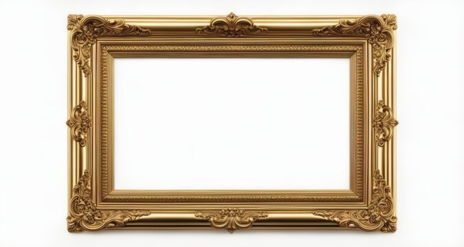  Golden frame, ready for your masterpiece