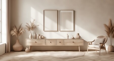  Elegant minimalist interior design with natural light