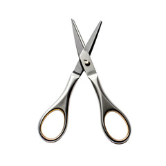 Scissors isolated on transparent background